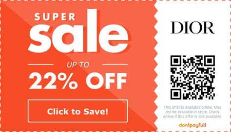 dior coupon 2023|dior promo code tiktok.